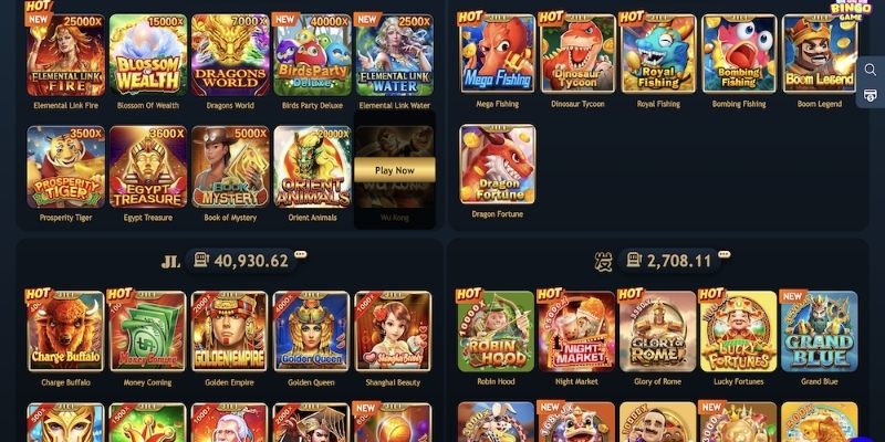 Trang cá cược Suncity sở hữu đa dạng game cá cược